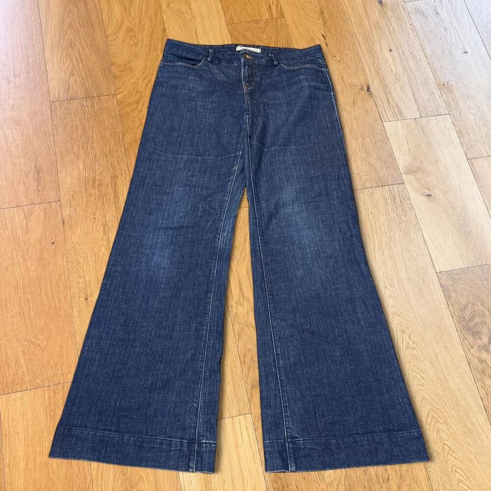 Vintage Made in USA J Brand Wide Leg Bootcut Jeans Dark Wash Women’s Size 31